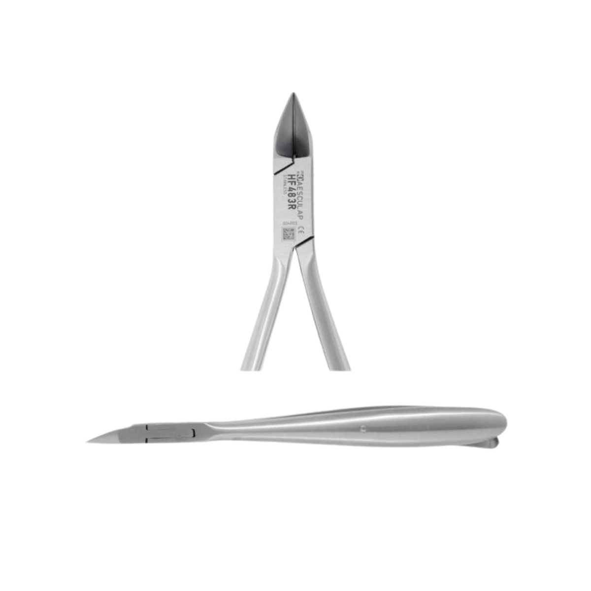 Pince à ongles - Coupe droite - Mors très fins - 13 cm - Aesculap - HF483R - My Médical