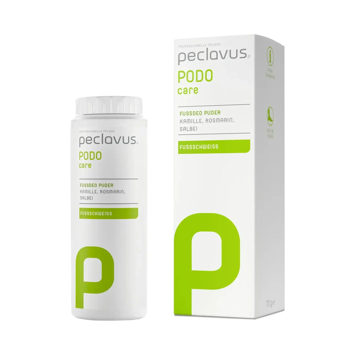 Poudre déodorante pour les pieds - 70g - Peclavus - My Médical