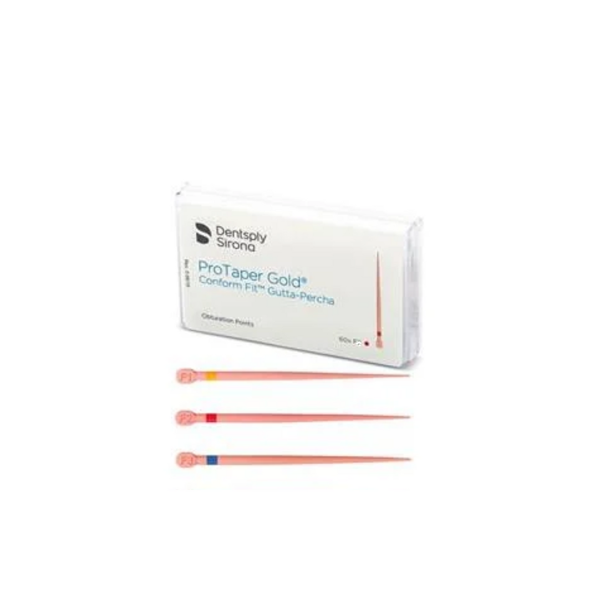 Protaper Gold Conform Fit Gutta Percha - 3 tailles de pointes - Dentsply Sirona - My Médical