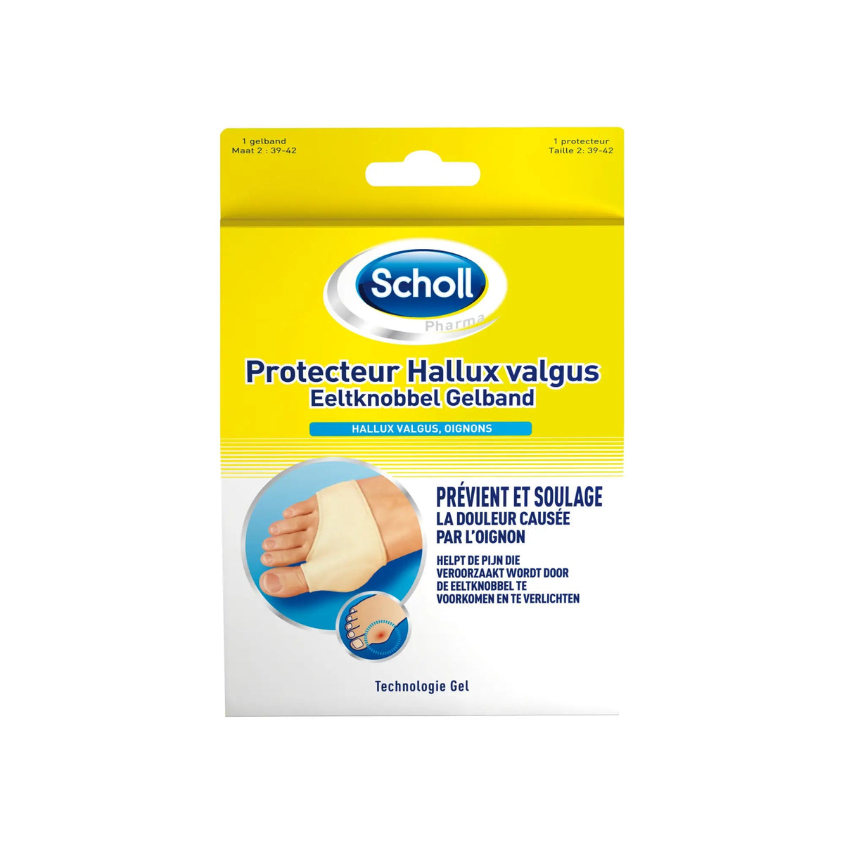 Protecteur Hallux Valgus Oignons - Scholl Scholl  2 : 39/42