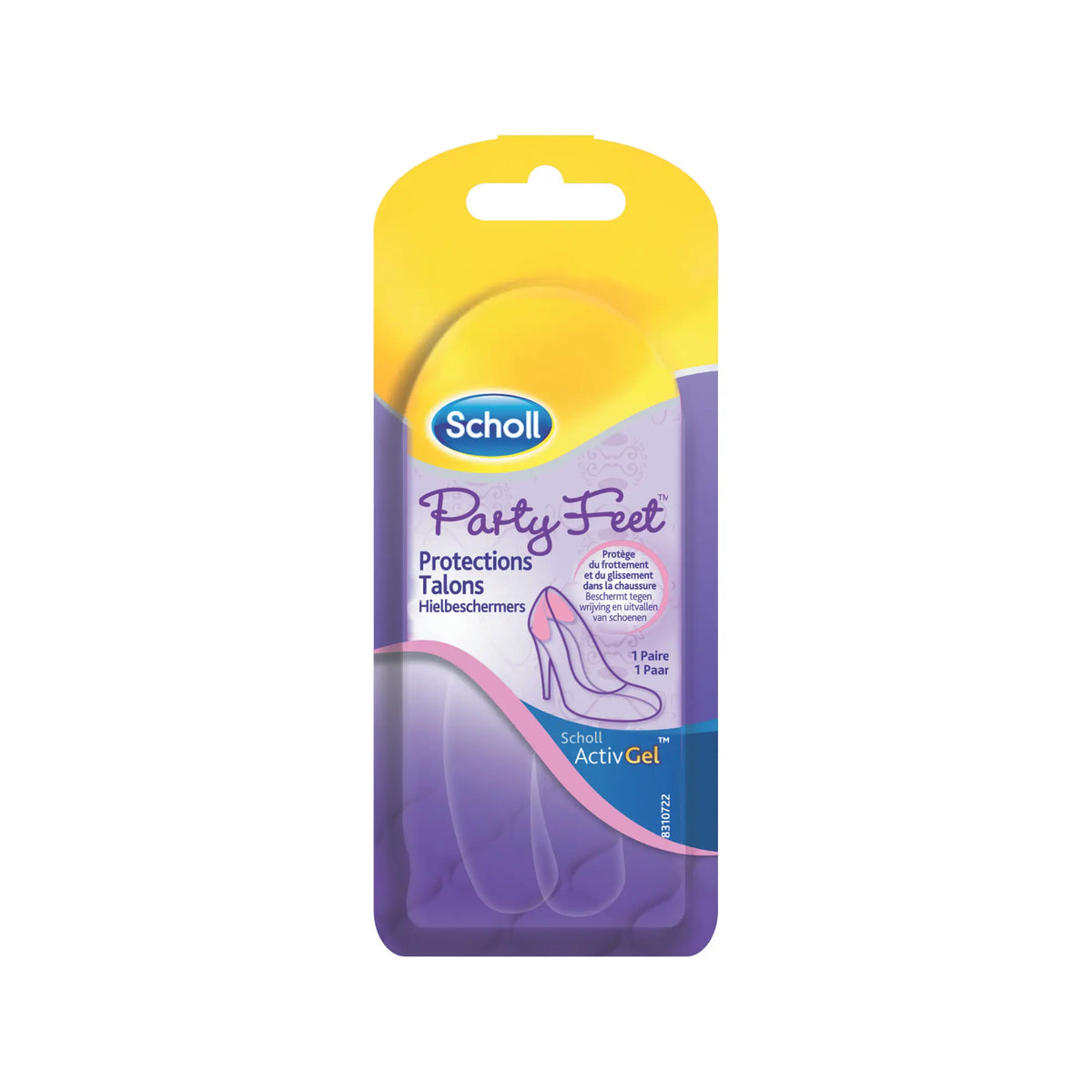 Protections en Gel Anti-Frottement/Glissement Talons - 1 paire - Scholl - My Médical