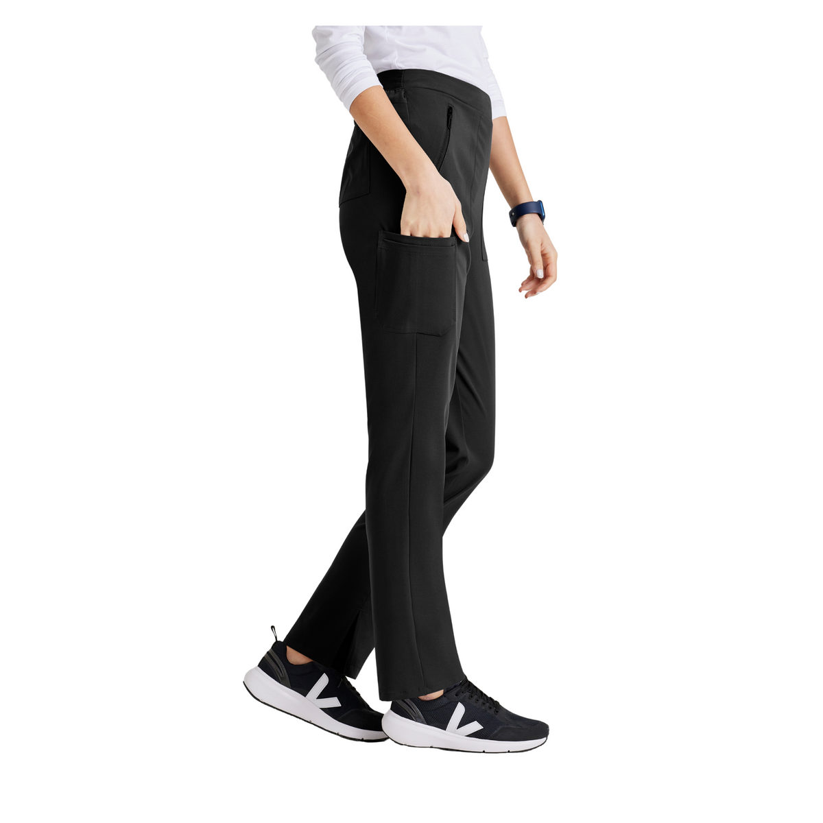 Purpose Pant - Pantalon médical fuselée taille haute - Femme - Barco Unify BARCO UNIFY