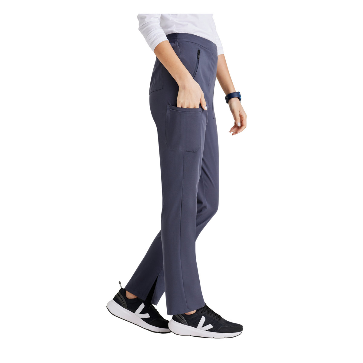 Purpose Pant - Pantalon médical fuselée taille haute - Femme - Barco Unify BARCO UNIFY