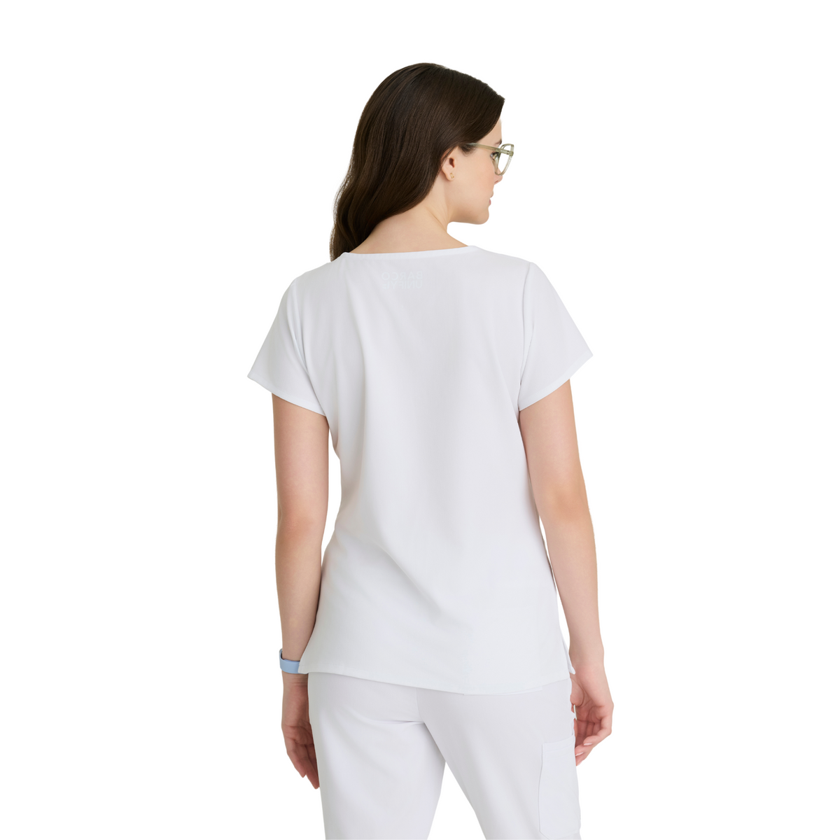 Purpose Top - Haut médical confortable et polyvalent - Col V - Femme - Barco Unify BARCO UNIFY