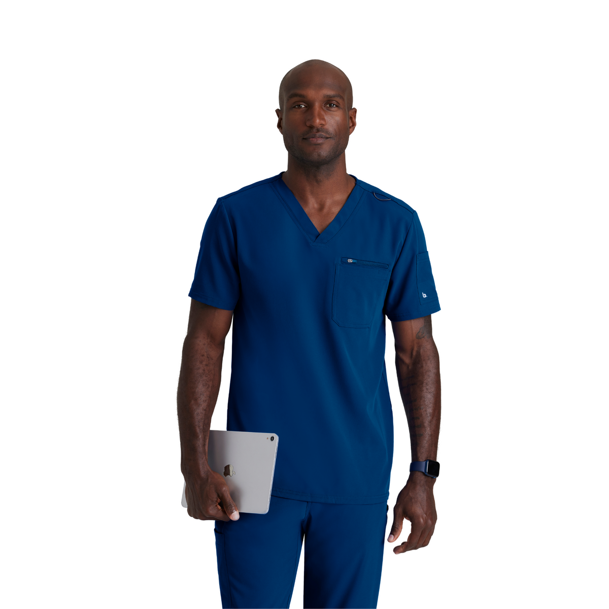 Rally Top - Haut médical slim et élégant - Col V - Homme - Barco Unify BARCO UNIFY