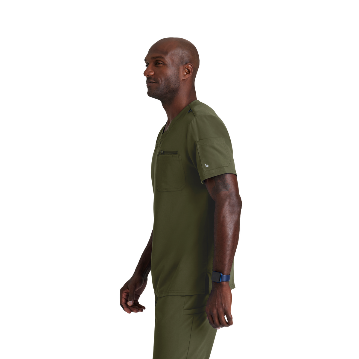 Rally Top - Haut médical slim et élégant - Col V - Homme - Barco Unify BARCO UNIFY
