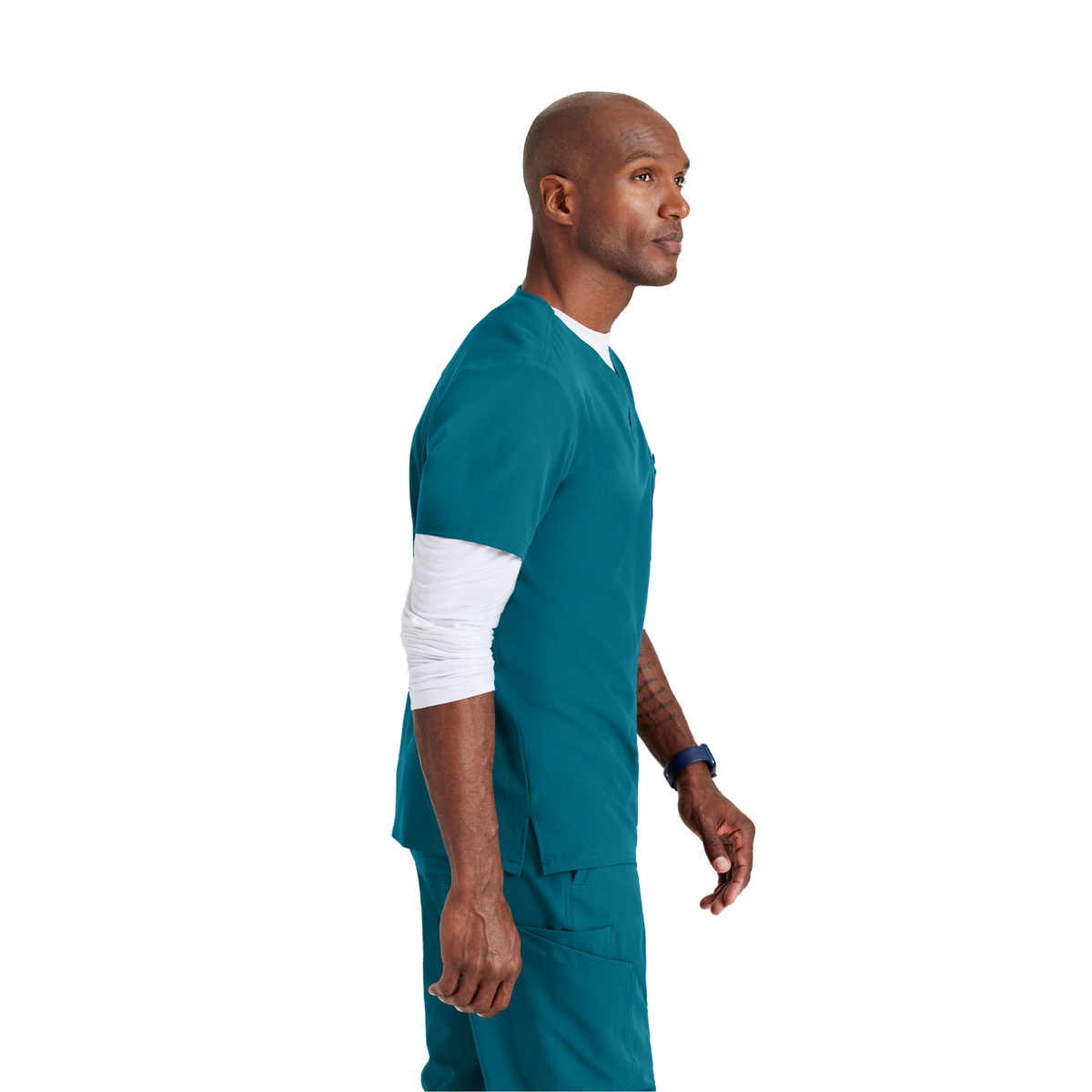 Rally Top - Haut médical slim et élégant - Col V - Homme - Barco Unify BARCO UNIFY