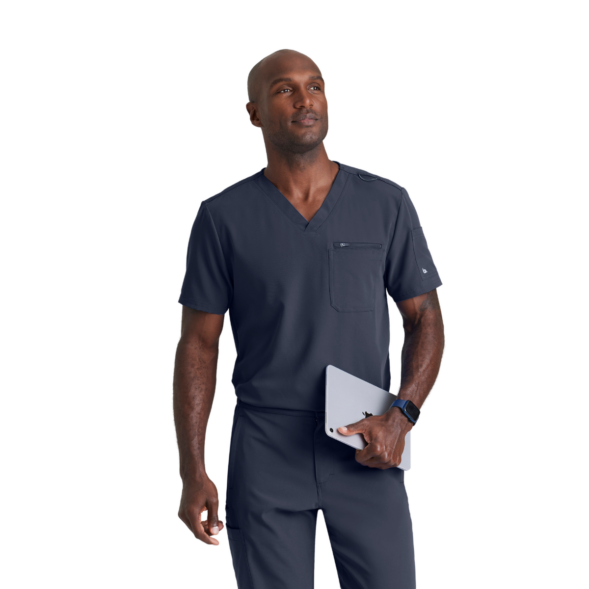 Rally Top - Haut médical slim et élégant - Col V - Homme - Barco Unify BARCO UNIFY