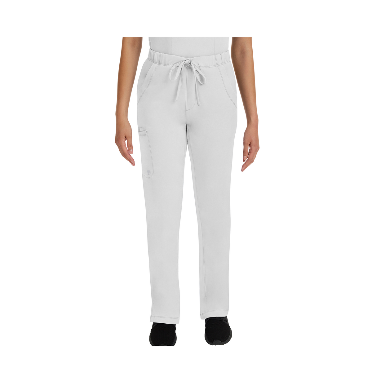 Rebecca - Pantalon évasé avec cordon de serrage - Femme - Healing Hands - 2 Healing Hands  Blanc / 3XL