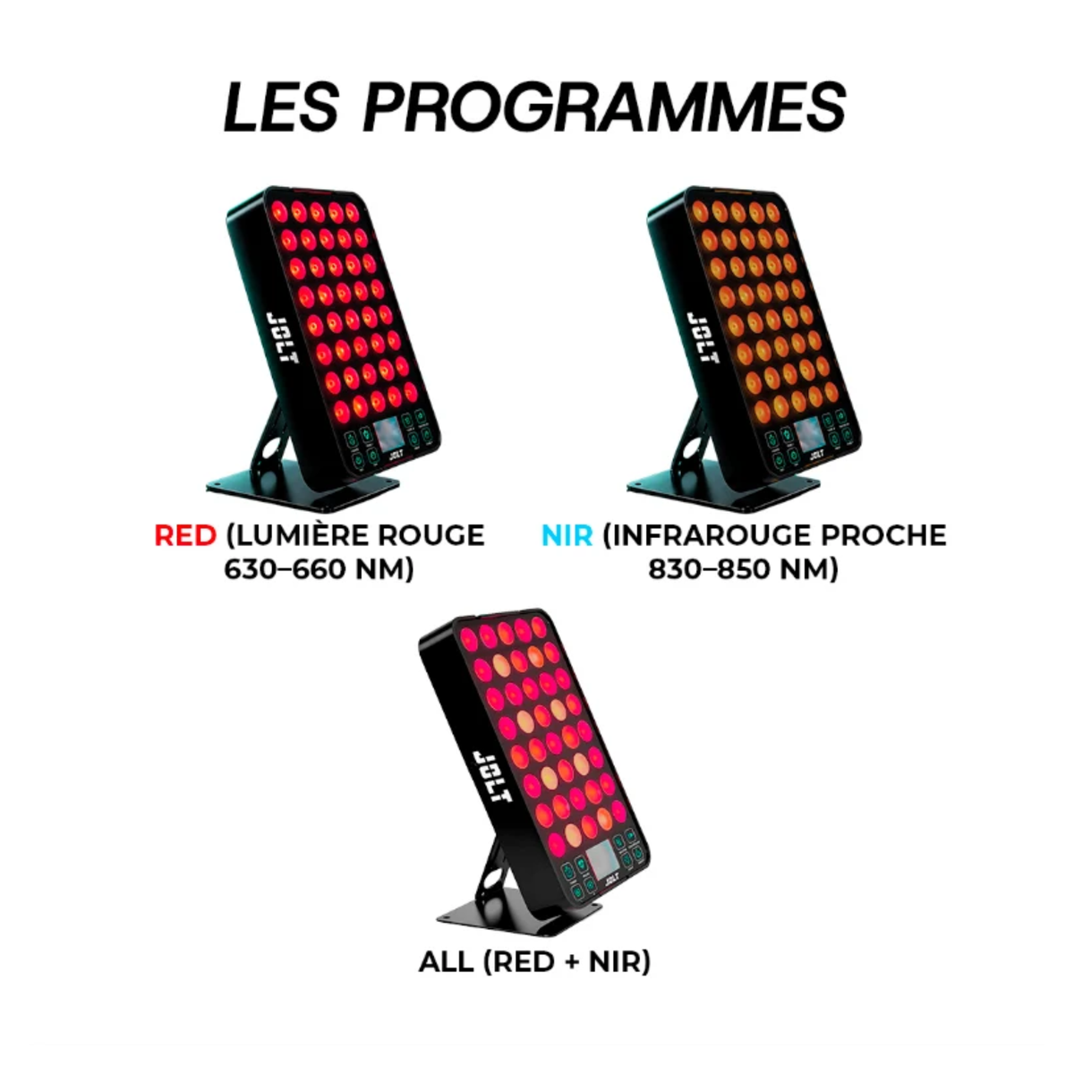 Redlight Pro - 108 LED 540 W - luminothérapie zone étendue - Jolt