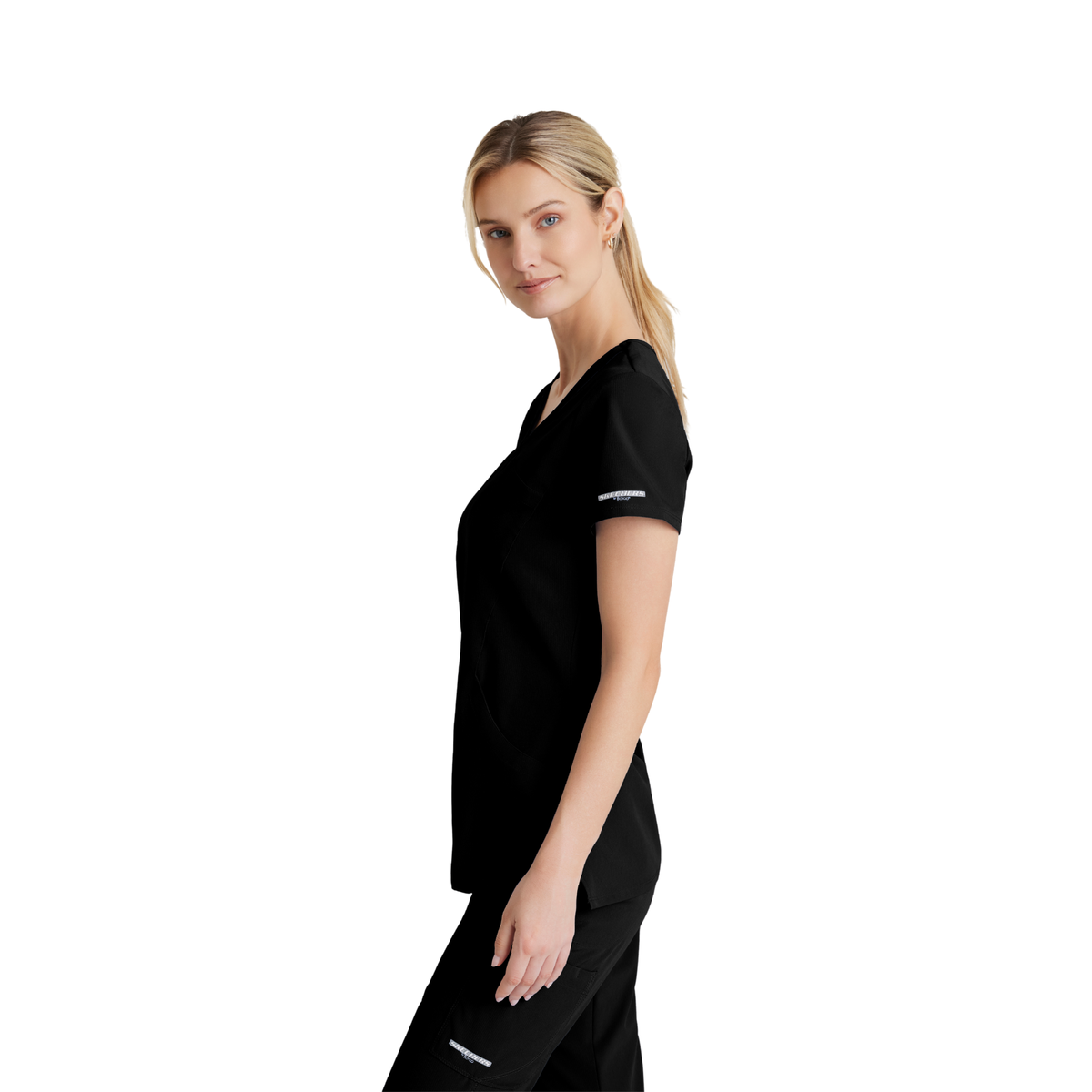 Reliance Top - Haut médical avec col croisé - Femme - Skechers SKECHERS