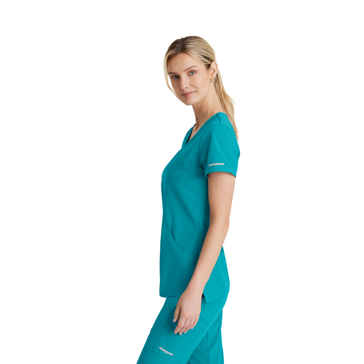 Reliance Top - Haut médical avec col croisé - Femme - Skechers SKECHERS