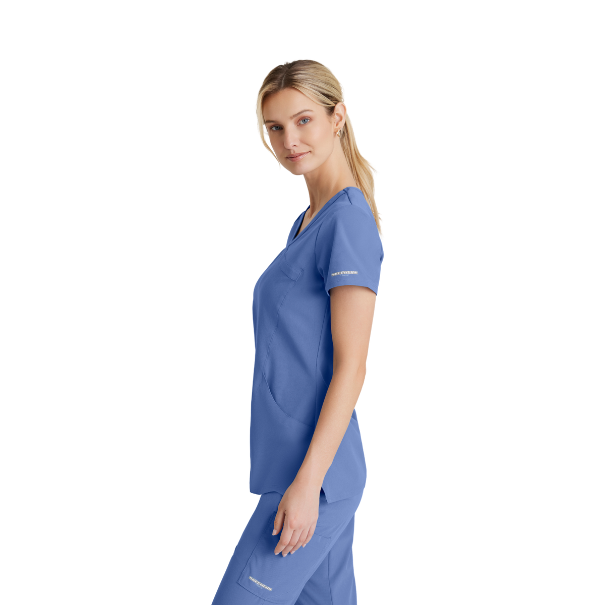 Reliance Top - Haut médical avec col croisé - Femme - Skechers SKECHERS