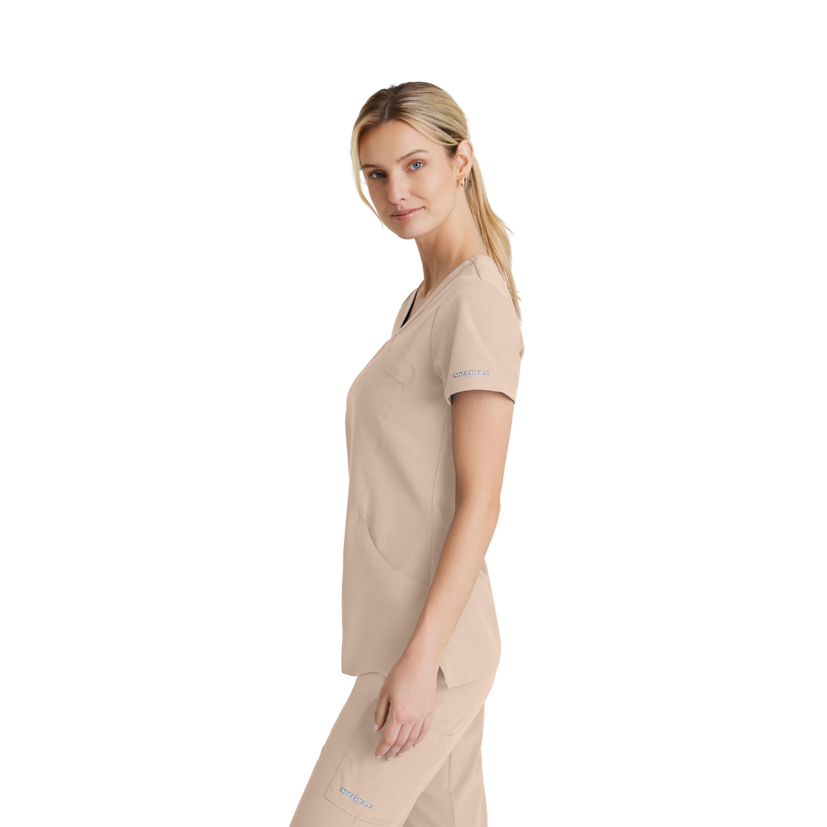 Reliance Top - Haut médical avec col croisé - Femme - Skechers SKECHERS