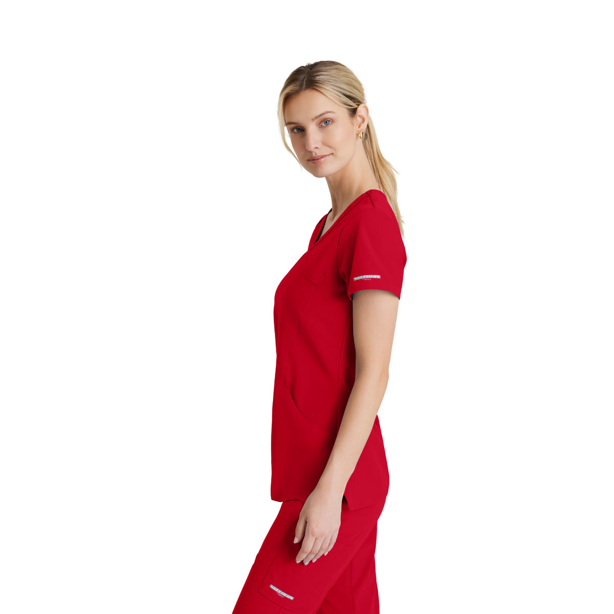 Reliance Top - Haut médical avec col croisé - Femme - Skechers SKECHERS