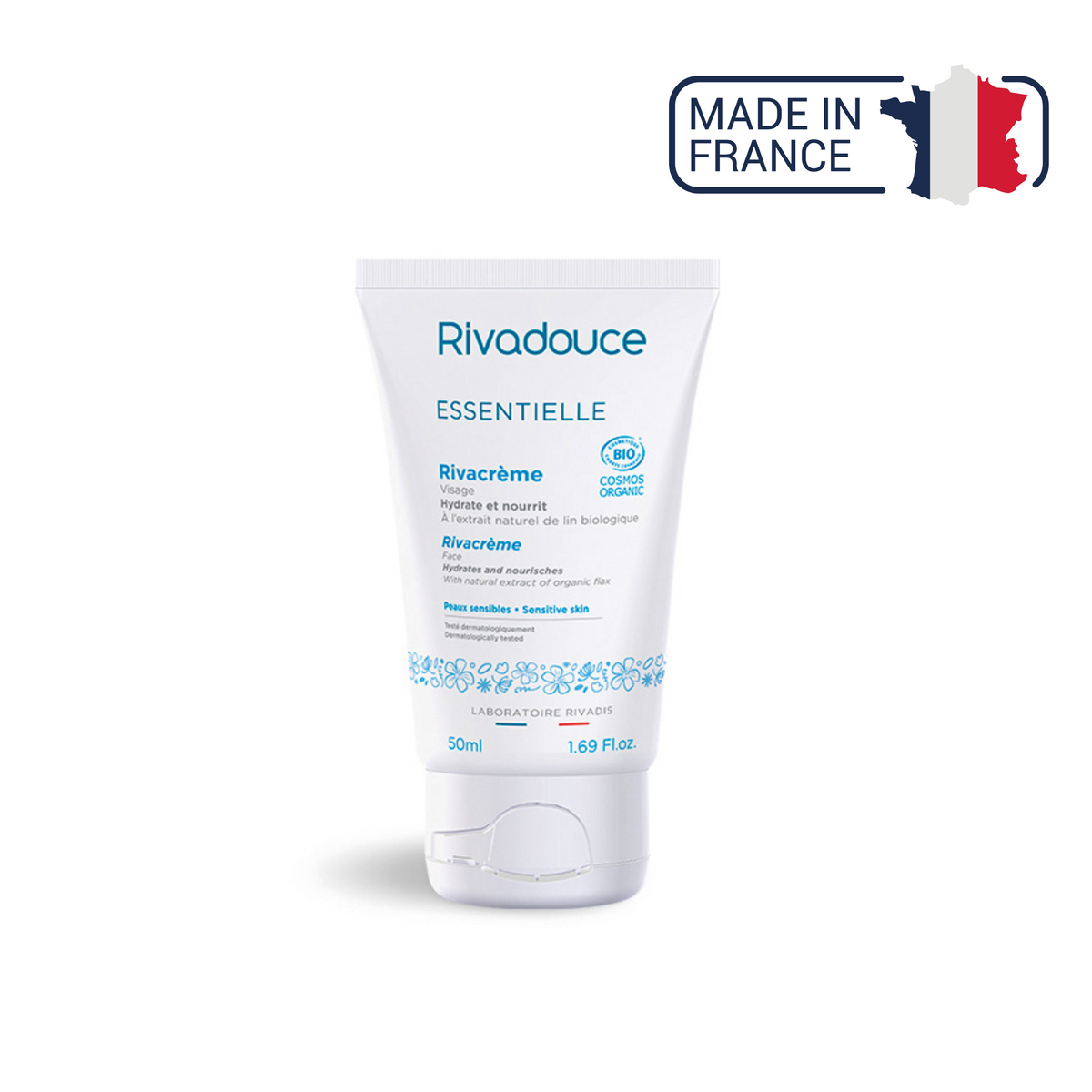 Rivacrème - crème hydratante bio et protectrice - 50ml - Rivadouce - My Médical
