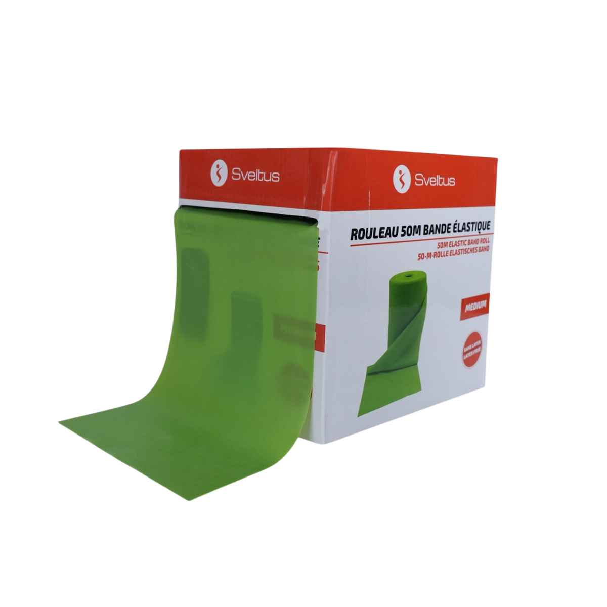 Rouleau Bande Élastique TPE/TPR - 50 m - Sveltus - My Médical