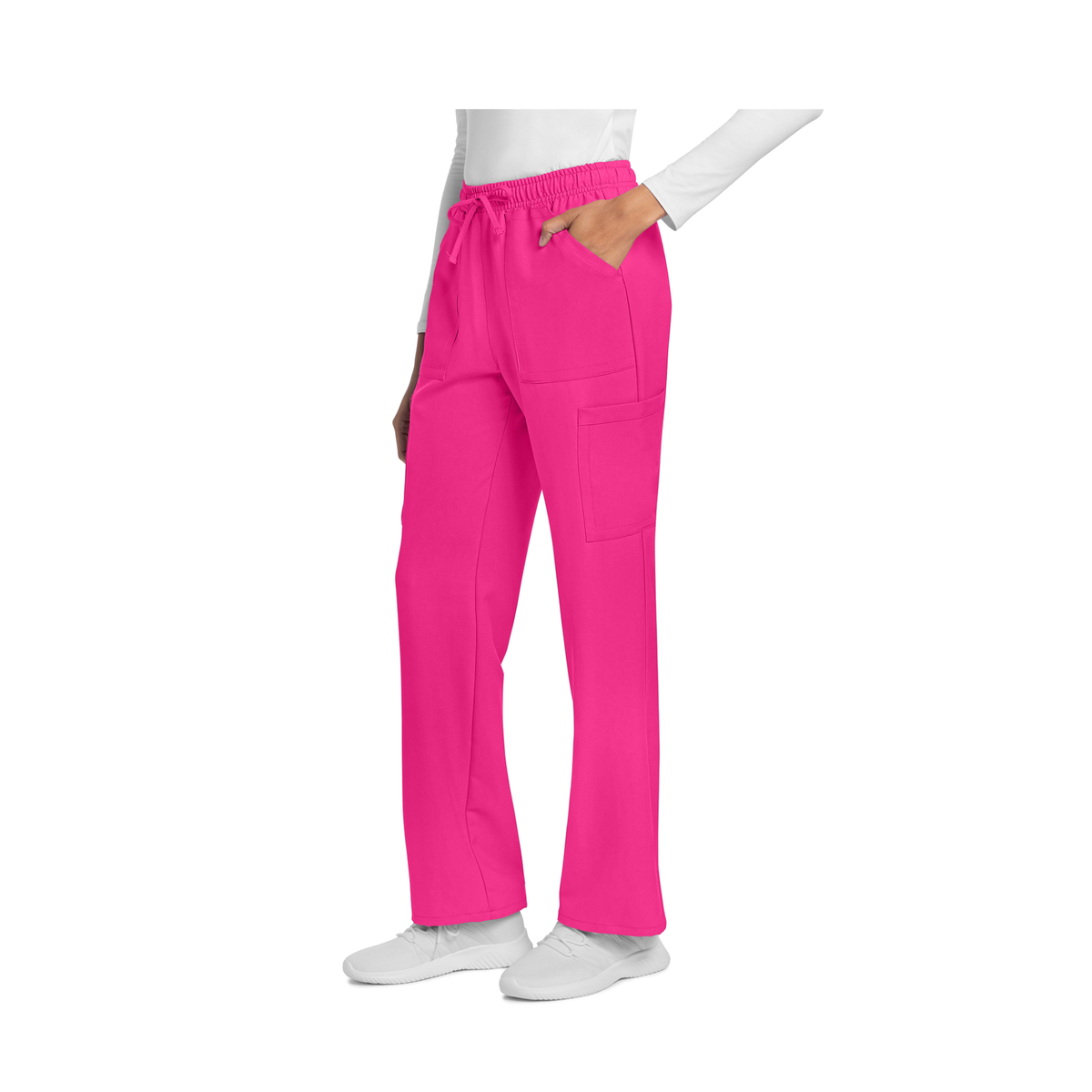 Saint-Malo - Pantalon jambes droites à cordon de serrage - Femme - Cherokee Cherokee Authentic Workwear 