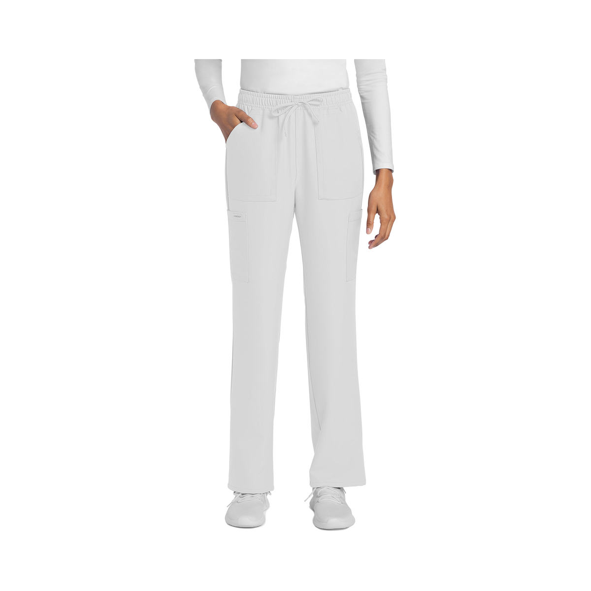 Saint-Malo - Pantalon jambes droites à cordon de serrage - Femme - Cherokee Cherokee Authentic Workwear 