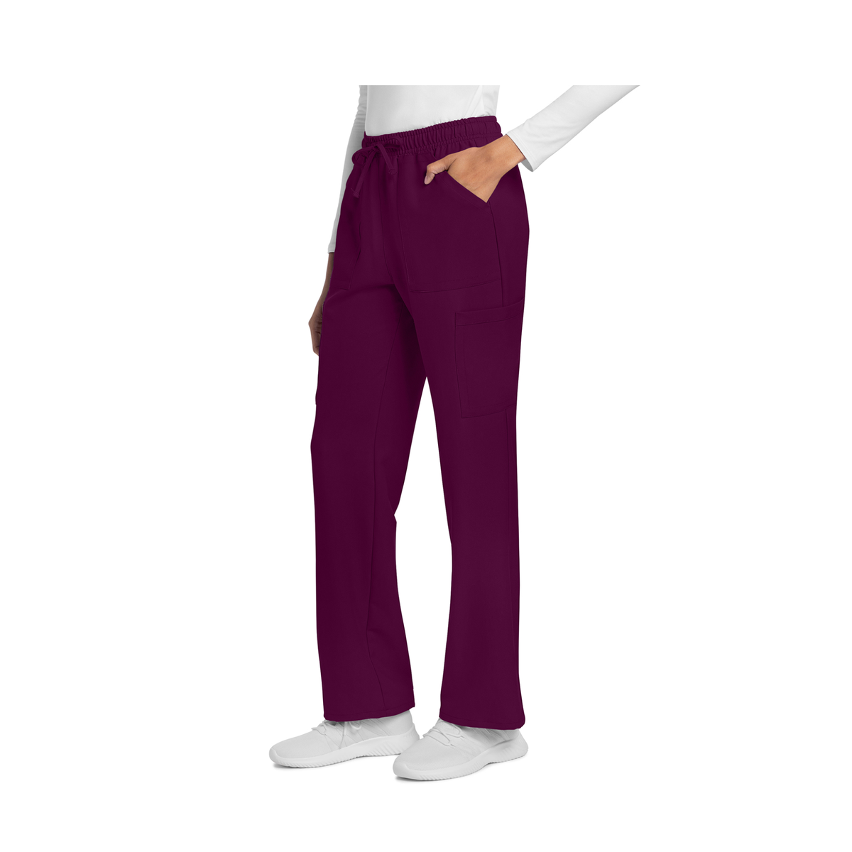 Saint-Malo - Pantalon jambes droites à cordon de serrage - Femme - Cherokee Cherokee Authentic Workwear 