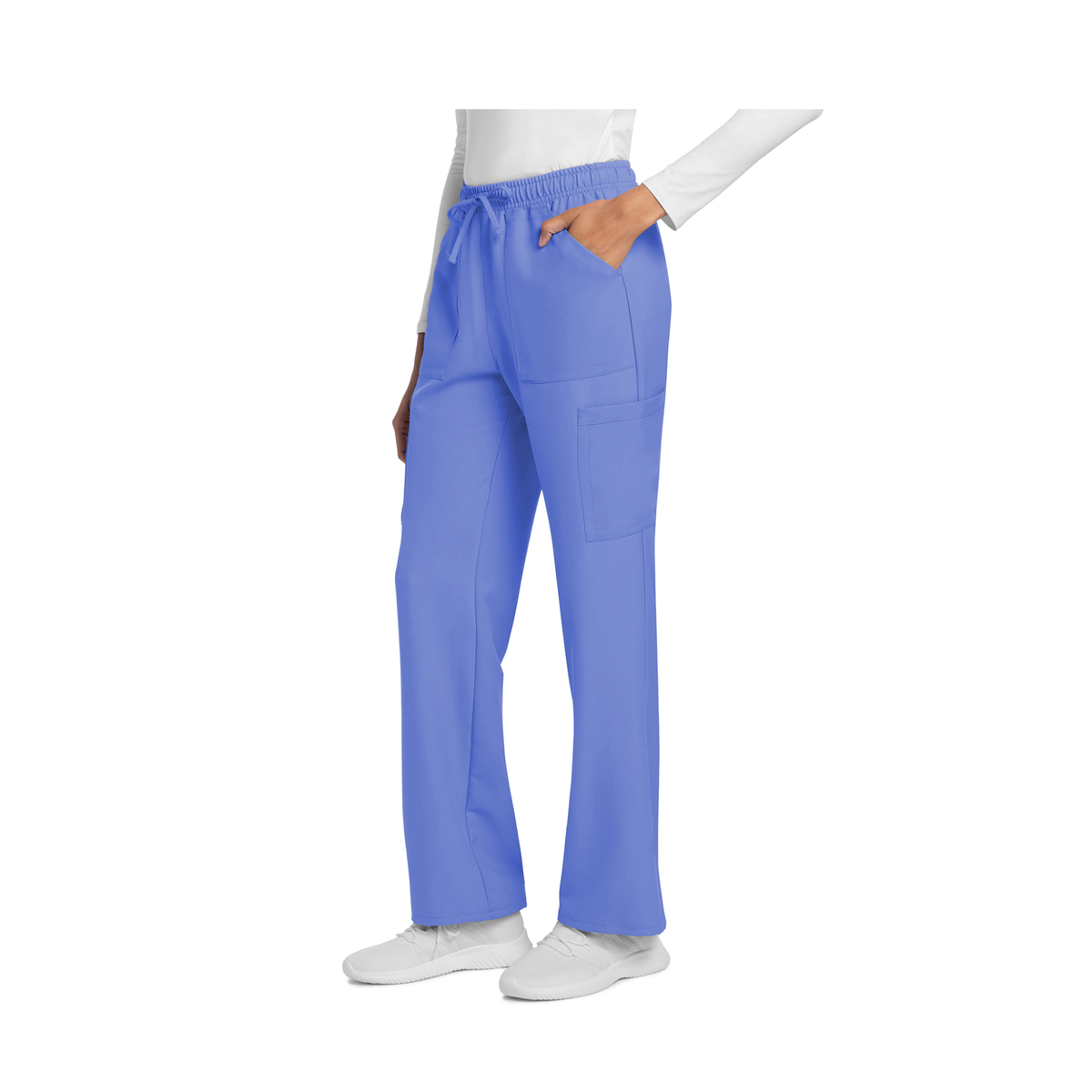 Saint-Malo - Pantalon jambes droites à cordon de serrage - Femme - Cherokee Cherokee Authentic Workwear 