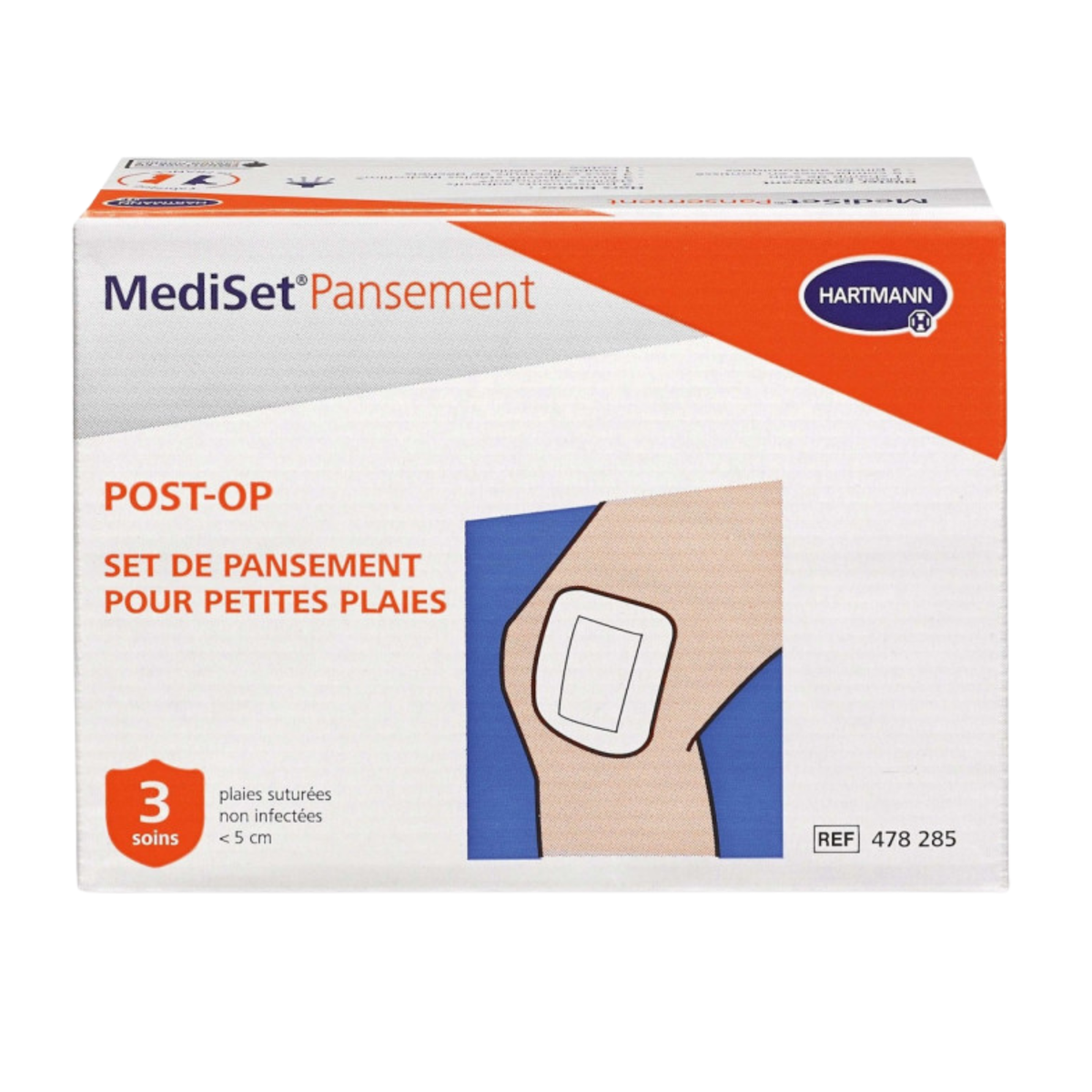Set MEDISET Post Op Petite Plaie - jusqu'à 5cm - Hartmann - My Médical