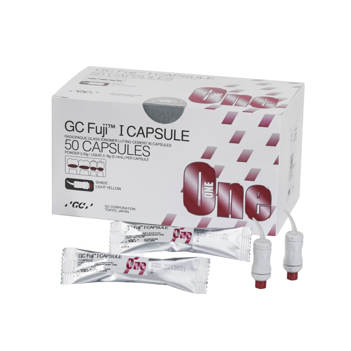 Ciment de scellement Fuji I - 50 Capsules - GC - My Médical