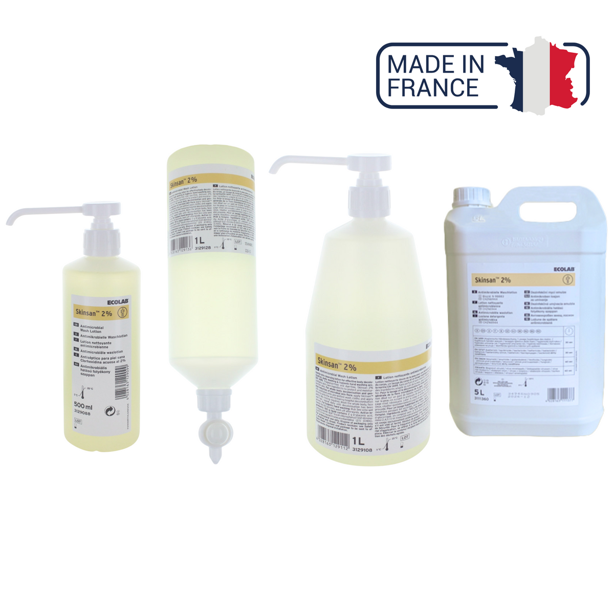 Skinsan 2% savon antiseptique - Différentes tailles - Anios Anios 