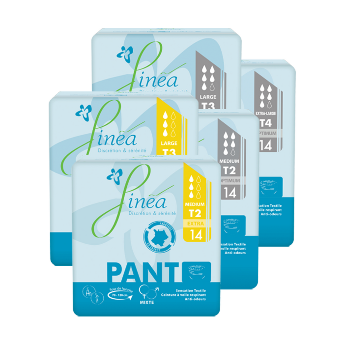 Sous-vêtement absorbant Finéa Pant - sachet de 14 pièces - Finéa - My Médical