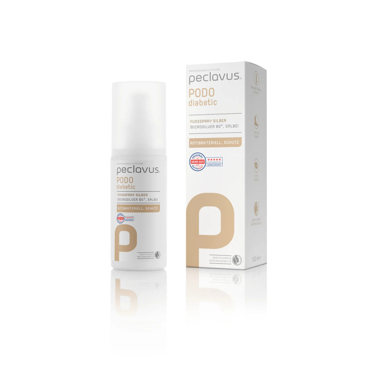 Spray pour les pieds - Argent - 150 ml - Peclavus - My Médical