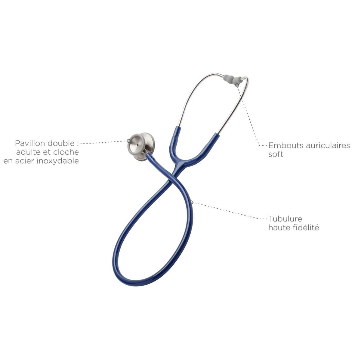 Stéthoscope - Magister adulte - bleu marine - Spengler - My Médical
