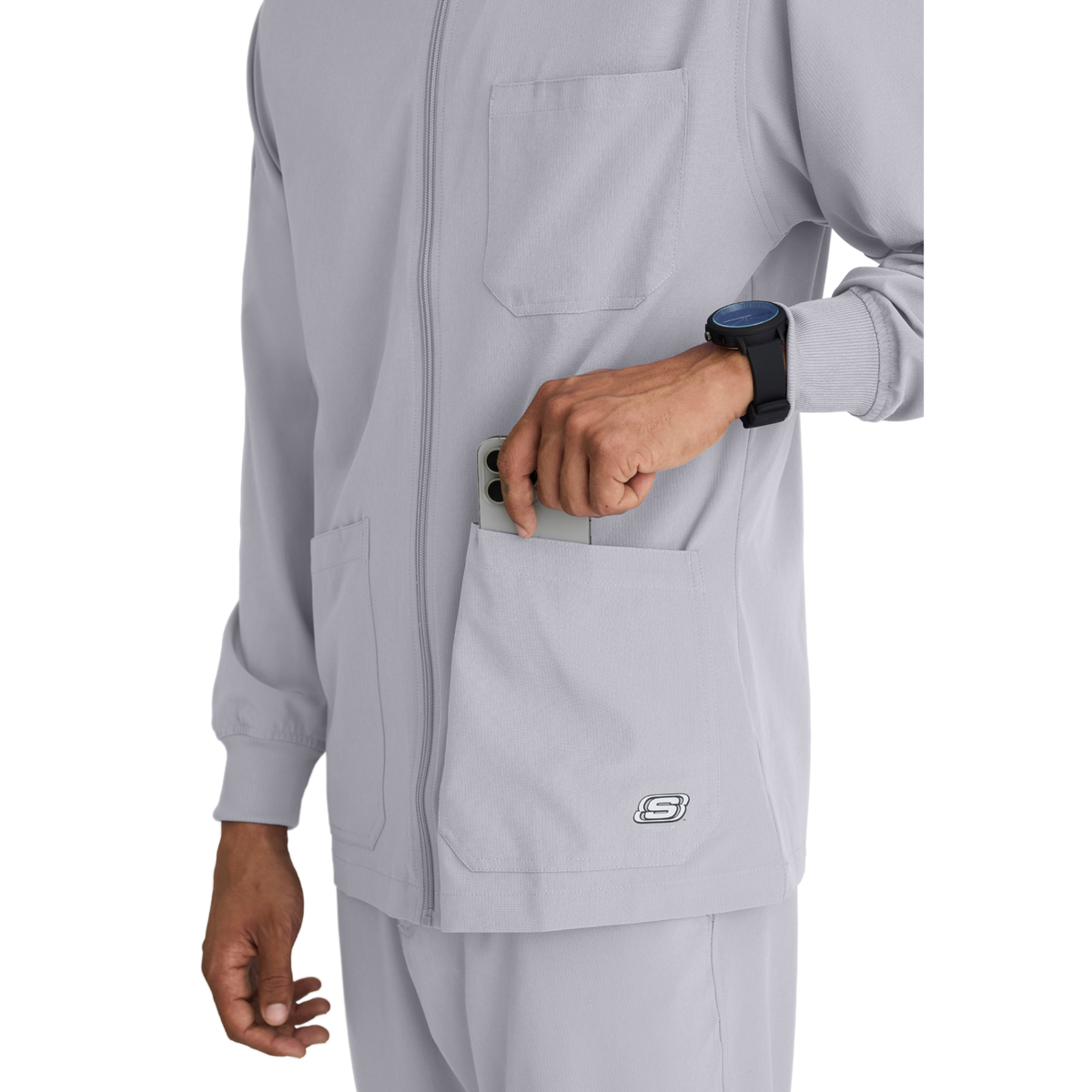 Structure Warm-Up - Veste médical - Homme - Skechers SKECHERS