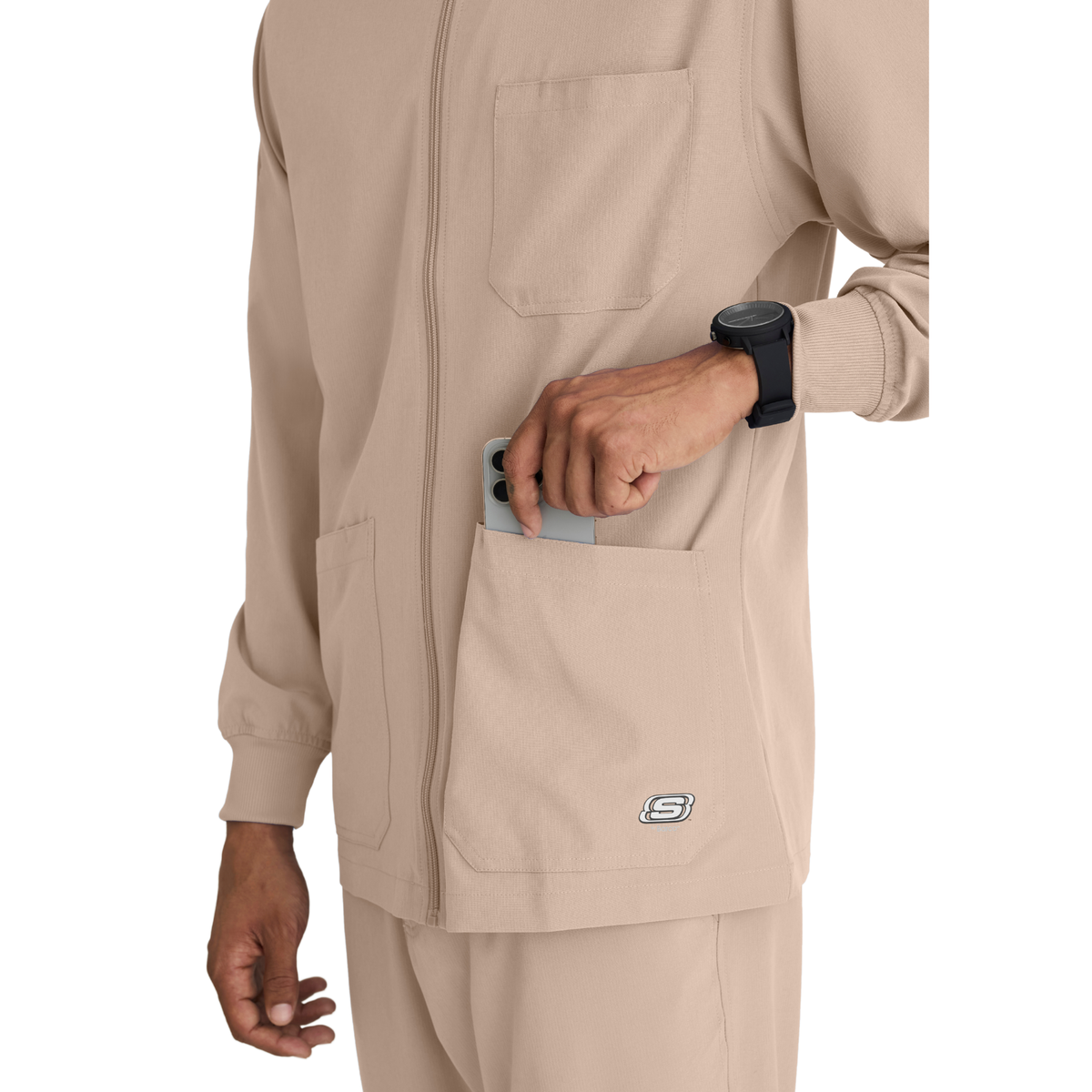 Structure Warm-Up - Veste médical - Homme - Skechers SKECHERS