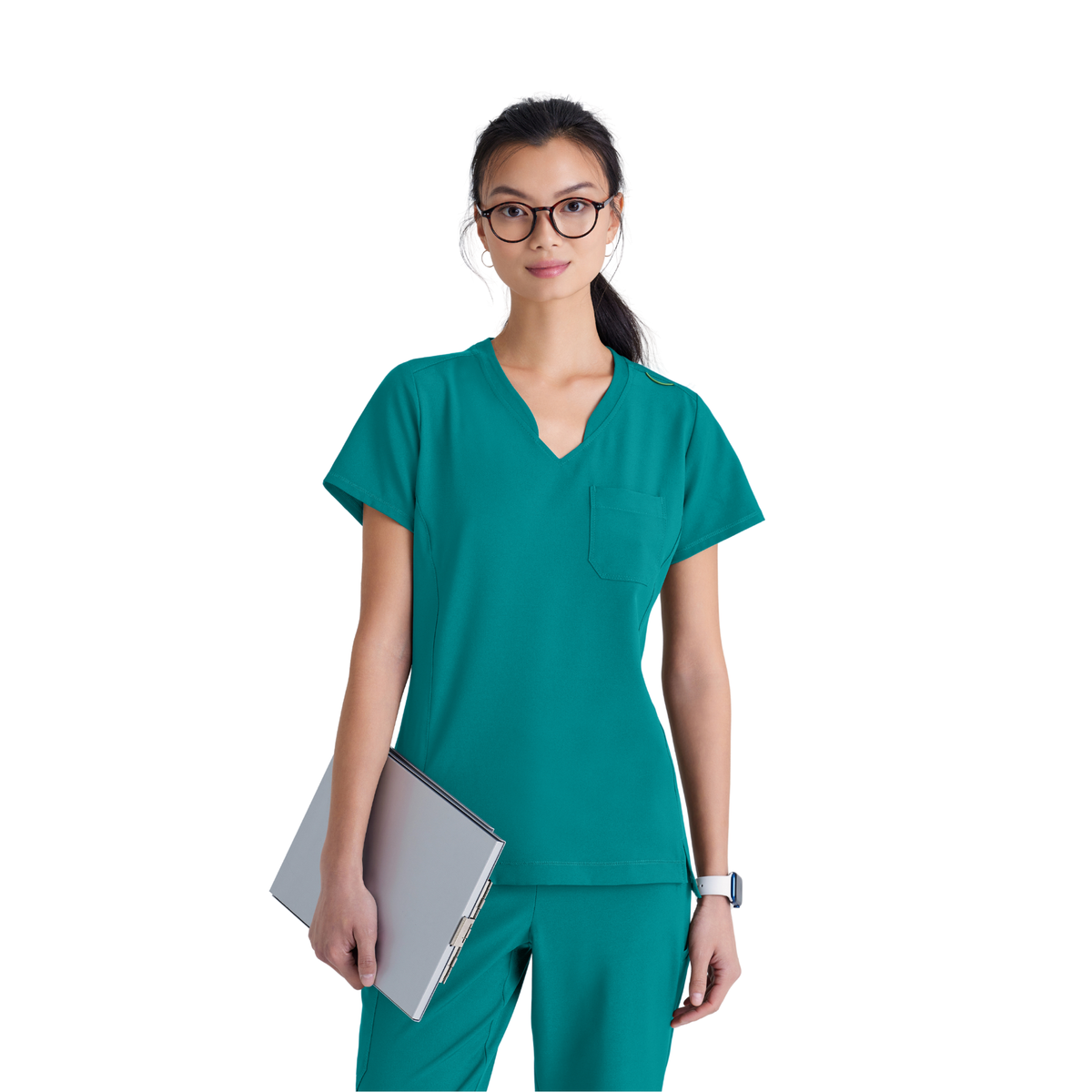 Sway Tuck-In Top - Tunique médical moderne - Femme - Grey’s Anatomy Evolve GREYS ANATOMY EVOLVE