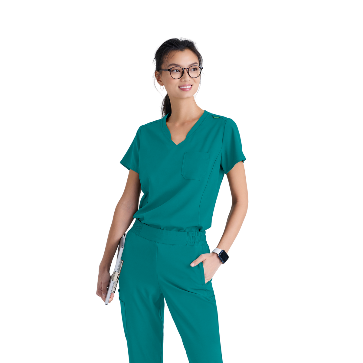 Sway Tuck-In Top - Tunique médical moderne - Femme - Grey’s Anatomy Evolve GREYS ANATOMY EVOLVE