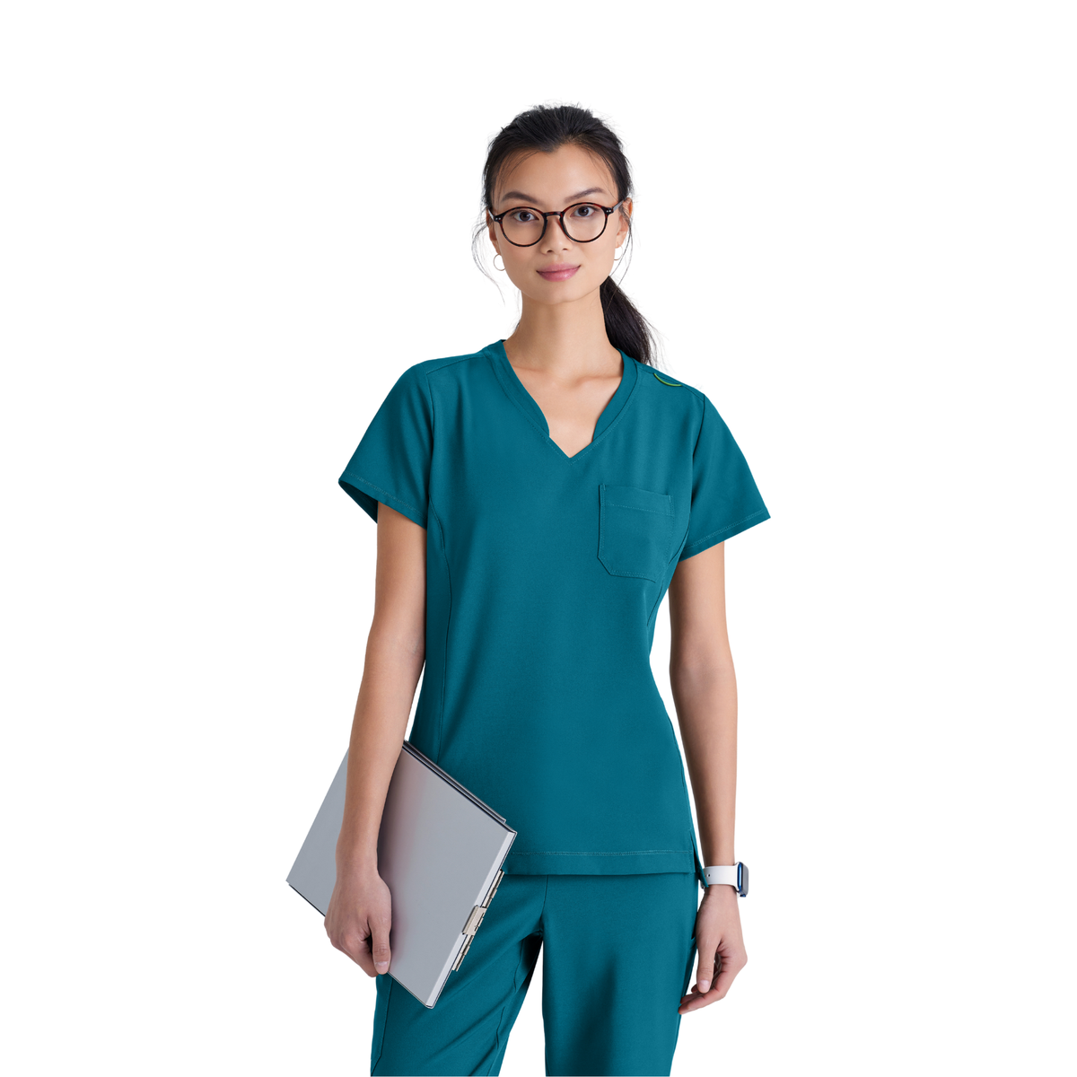 Sway Tuck-In Top - Tunique médical moderne - Femme - Grey’s Anatomy Evolve GREYS ANATOMY EVOLVE