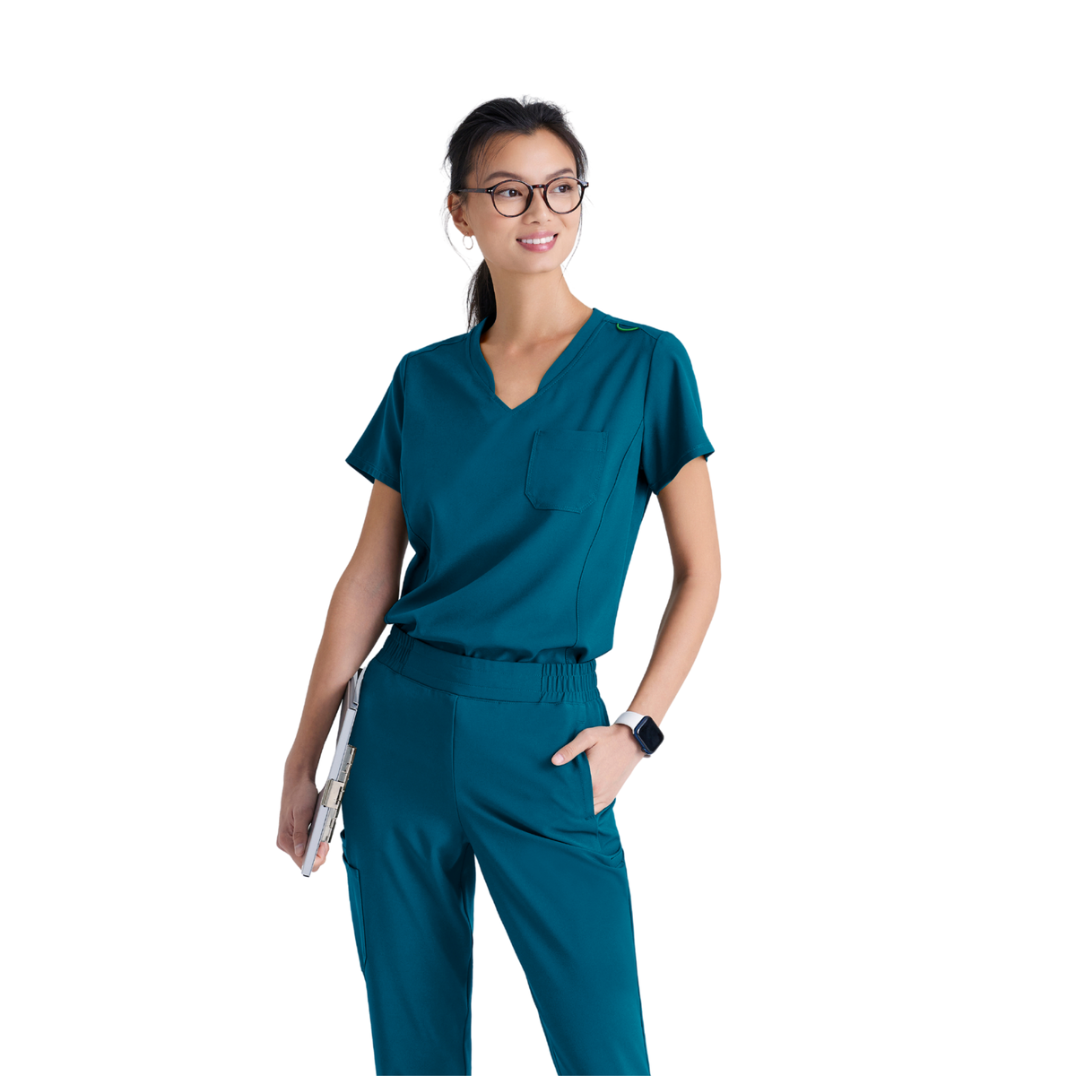Sway Tuck-In Top - Tunique médical moderne - Femme - Grey’s Anatomy Evolve GREYS ANATOMY EVOLVE
