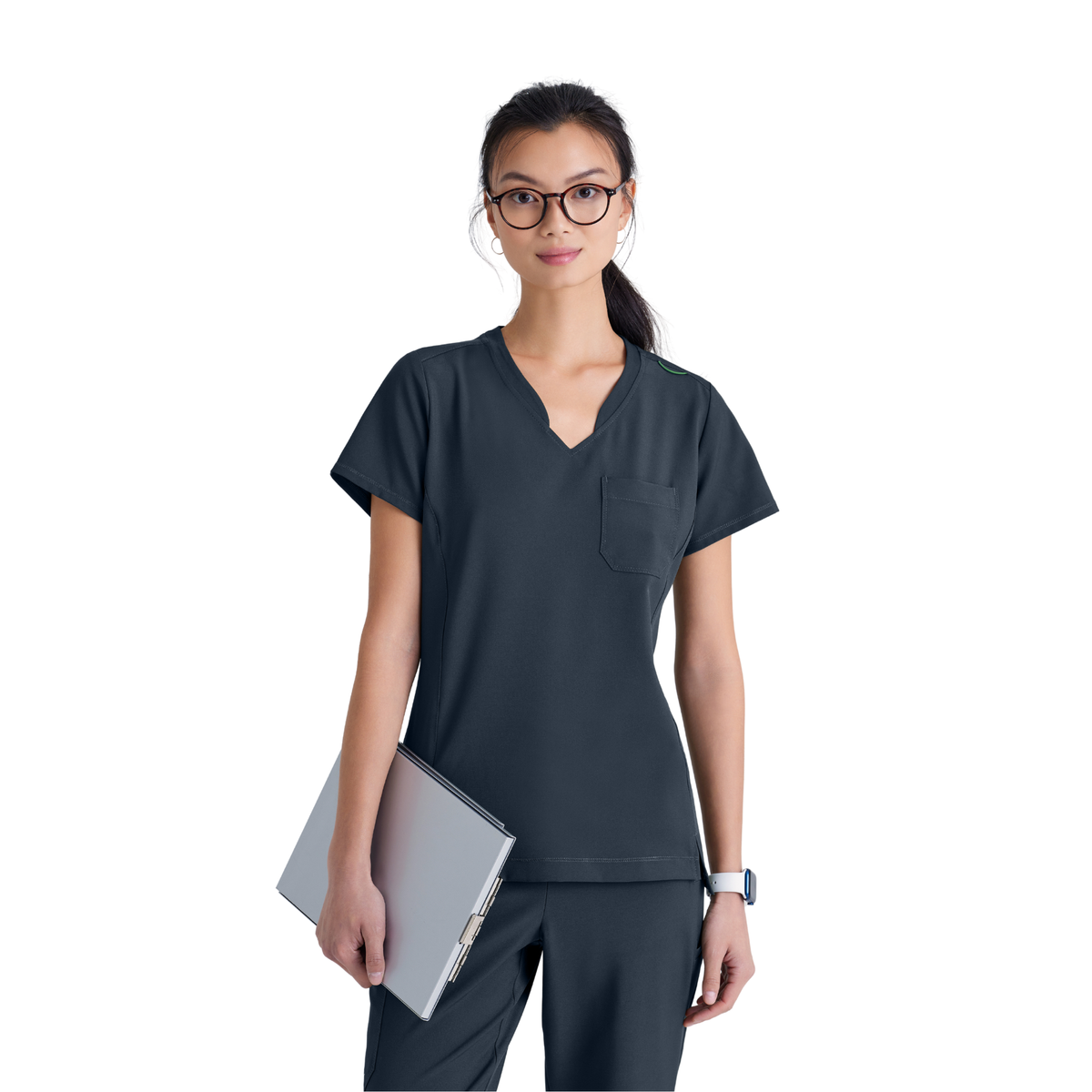 Sway Tuck-In Top - Tunique médical moderne - Femme - Grey’s Anatomy Evolve GREYS ANATOMY EVOLVE