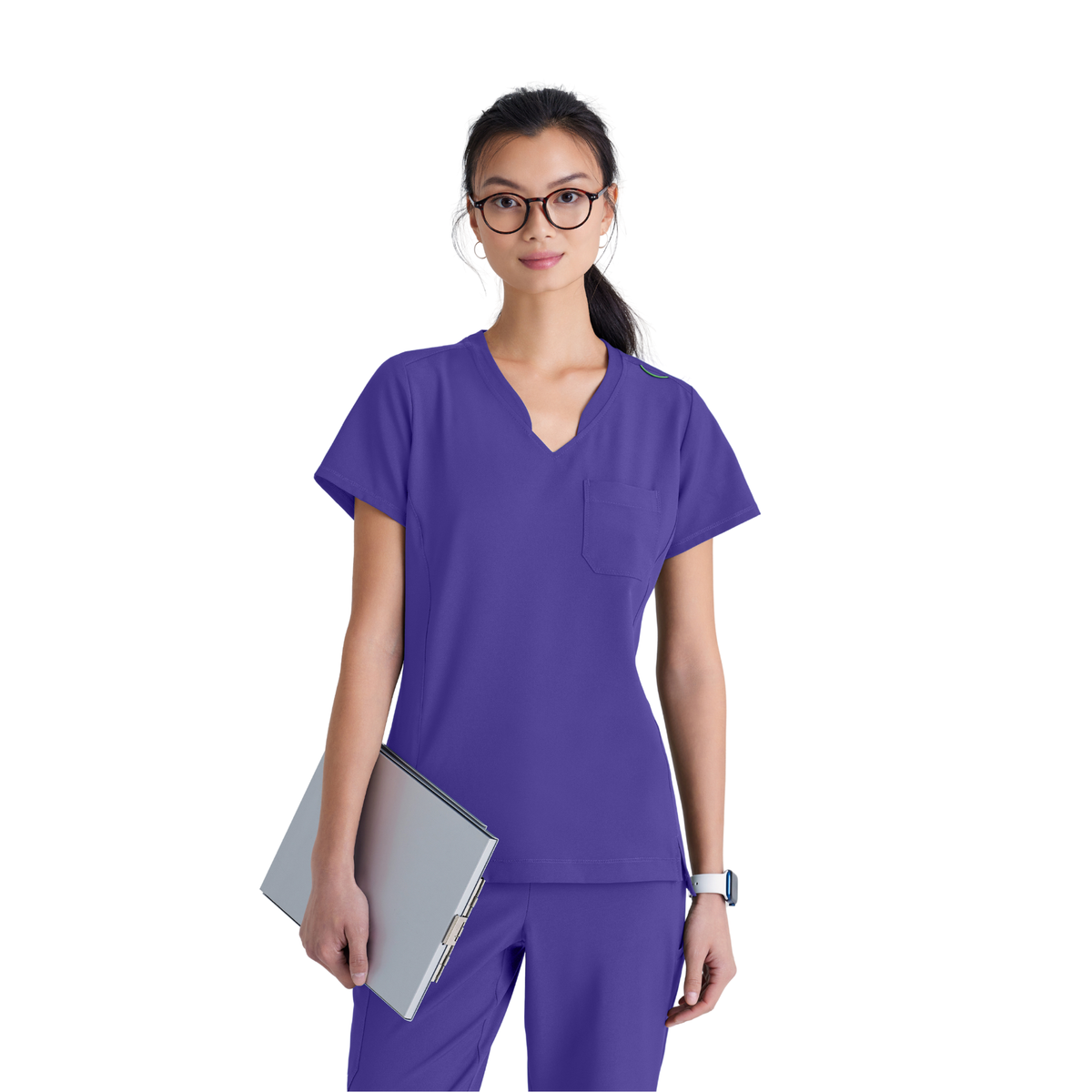 Sway Tuck-In Top - Tunique médical moderne - Femme - Grey’s Anatomy Evolve GREYS ANATOMY EVOLVE