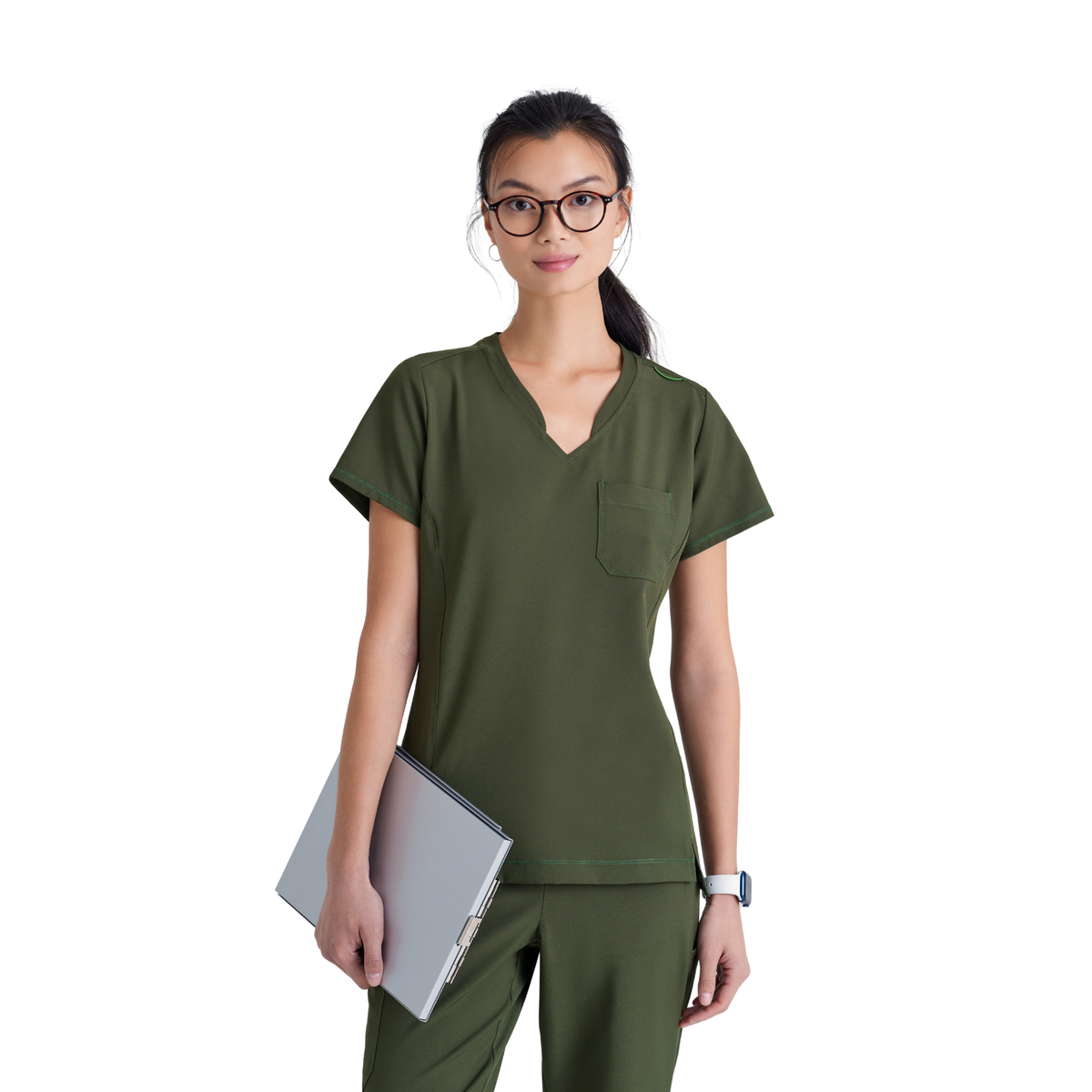 Sway Tuck-In Top - Tunique médical moderne - Femme - Grey’s Anatomy Evolve GREYS ANATOMY EVOLVE