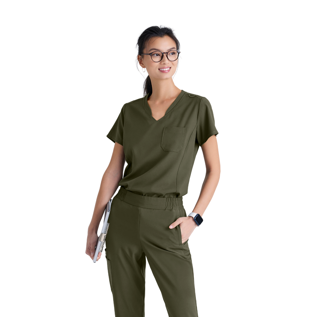 Sway Tuck-In Top - Tunique médical moderne - Femme - Grey’s Anatomy Evolve GREYS ANATOMY EVOLVE