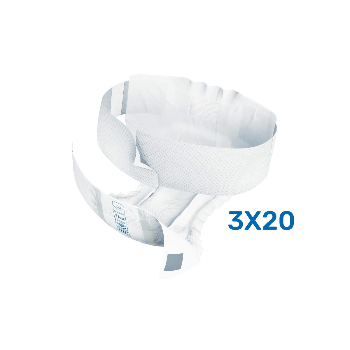 Pack 3x20/17U Change Tena Flex Proskin - Ultima 9 gouttes - 4 tailles - Tena - My Médical