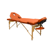 Table de massage pliante en bois 194 x 70 cm avec dossier inclinable - 7 coloris - My Médical