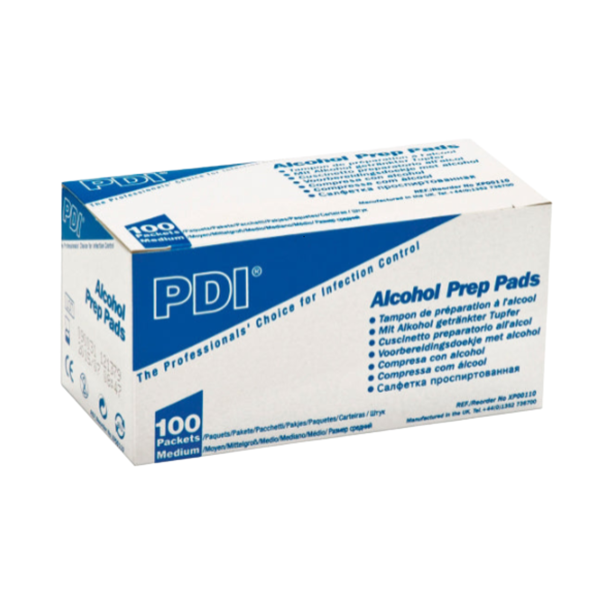 Tampon alcool - Boîte de 100 - PDI - My Médical