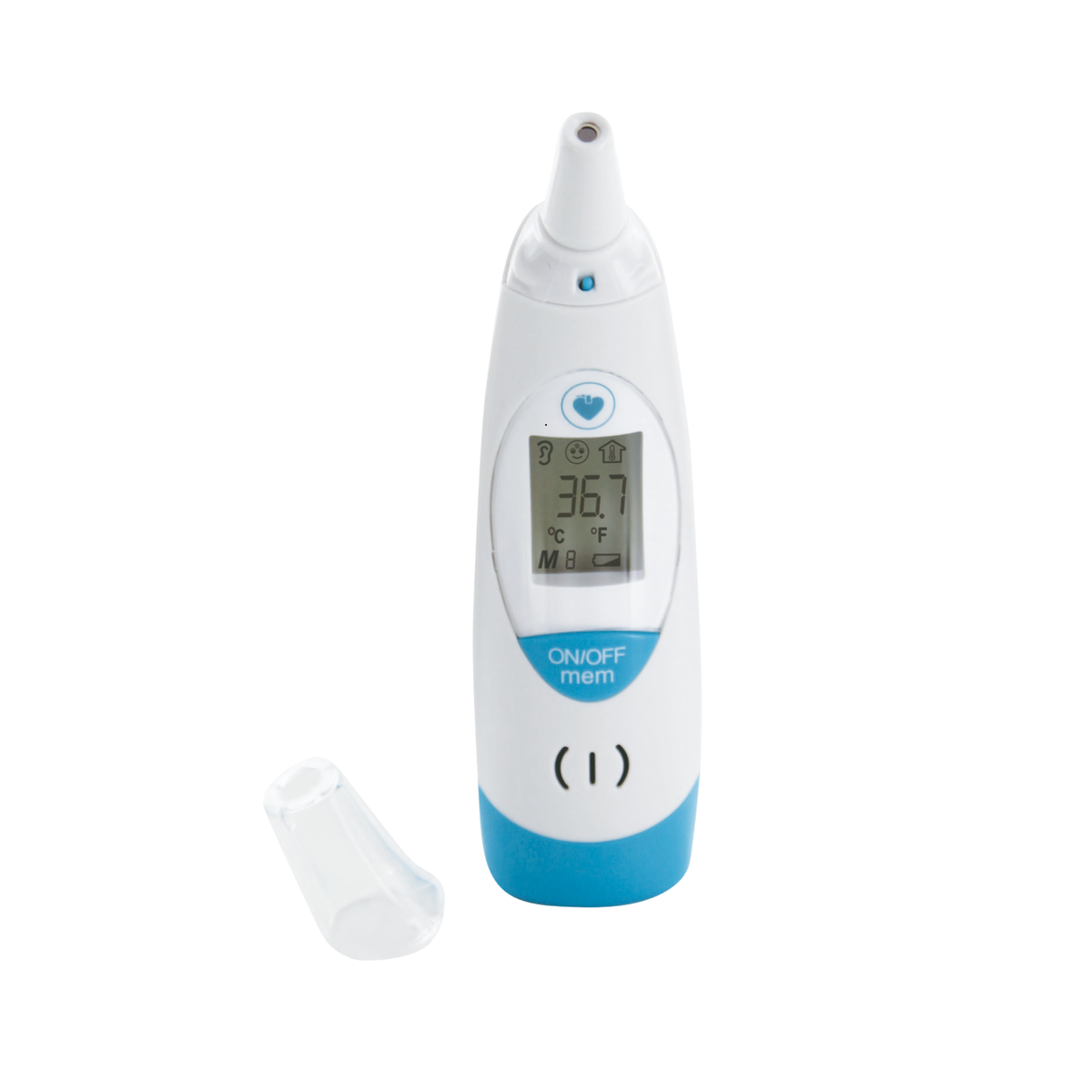 Thermomètre frontal et auriculaire Tempo Duo bleu - Spengler - My Médical