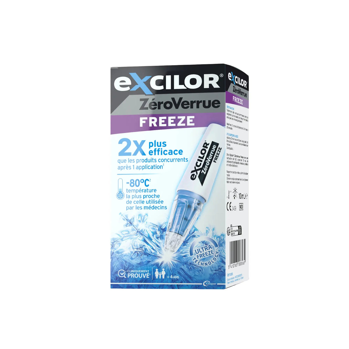 Traitement verrues ZéroVerrue Freeze - 2 contenances - Excilor Excilor 