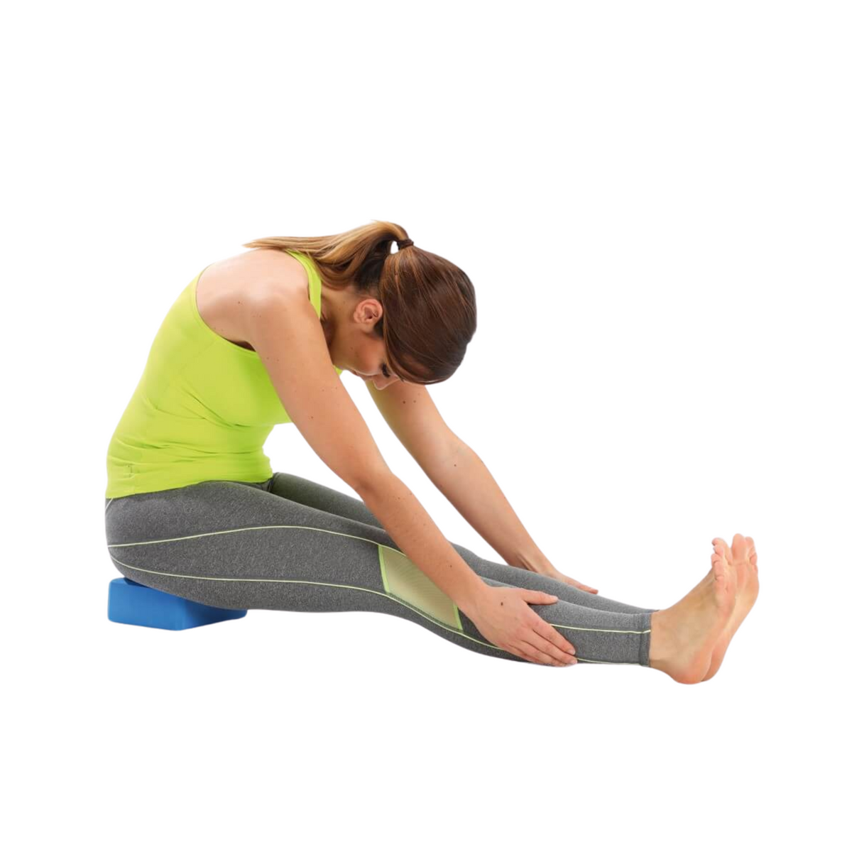 Yoga brick mousse bleu - 22,50x15 cm - Sveltus - My Médical