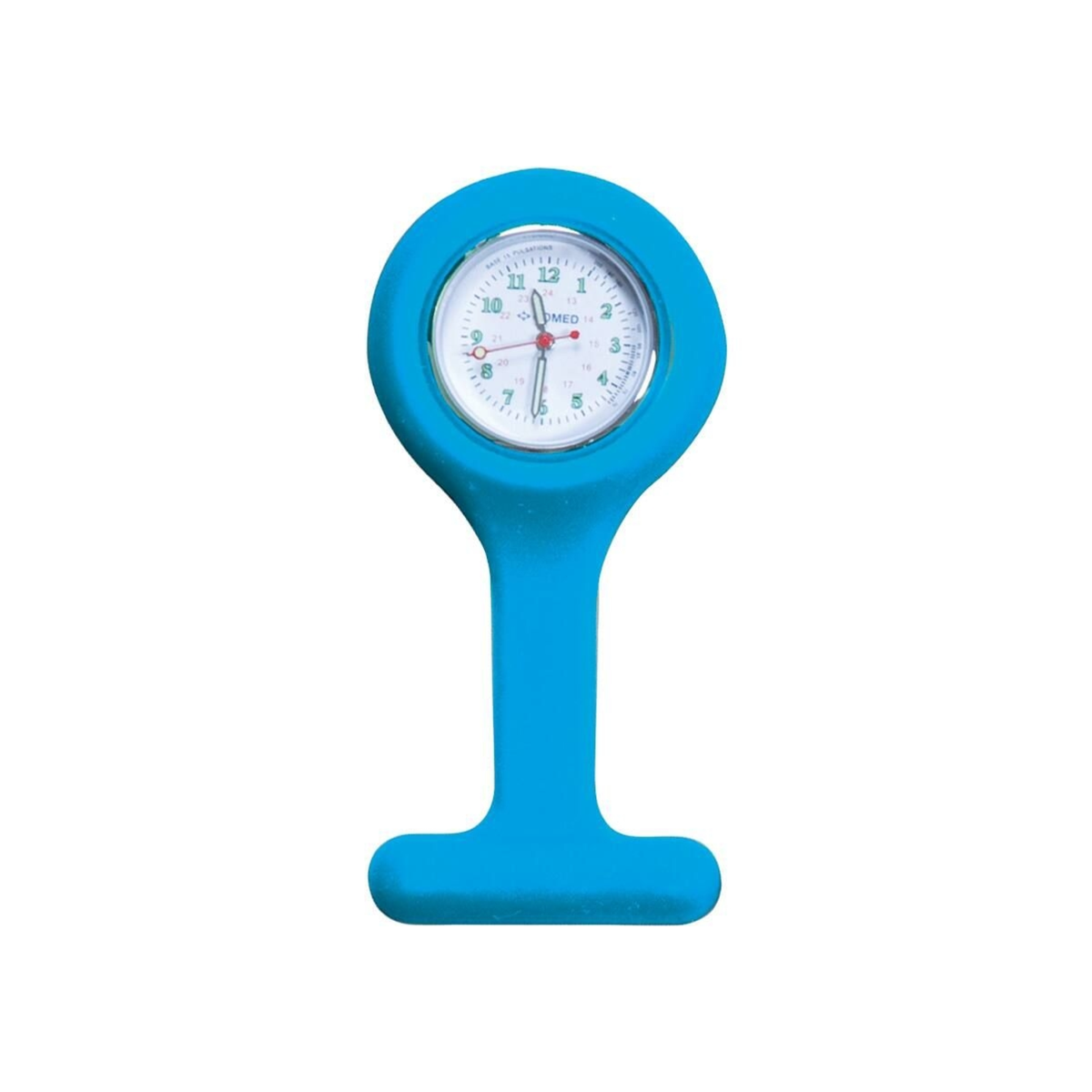 Montre infirmière en silicone - attache épingle de sécurité - 14 coloris - Comed - My Médical