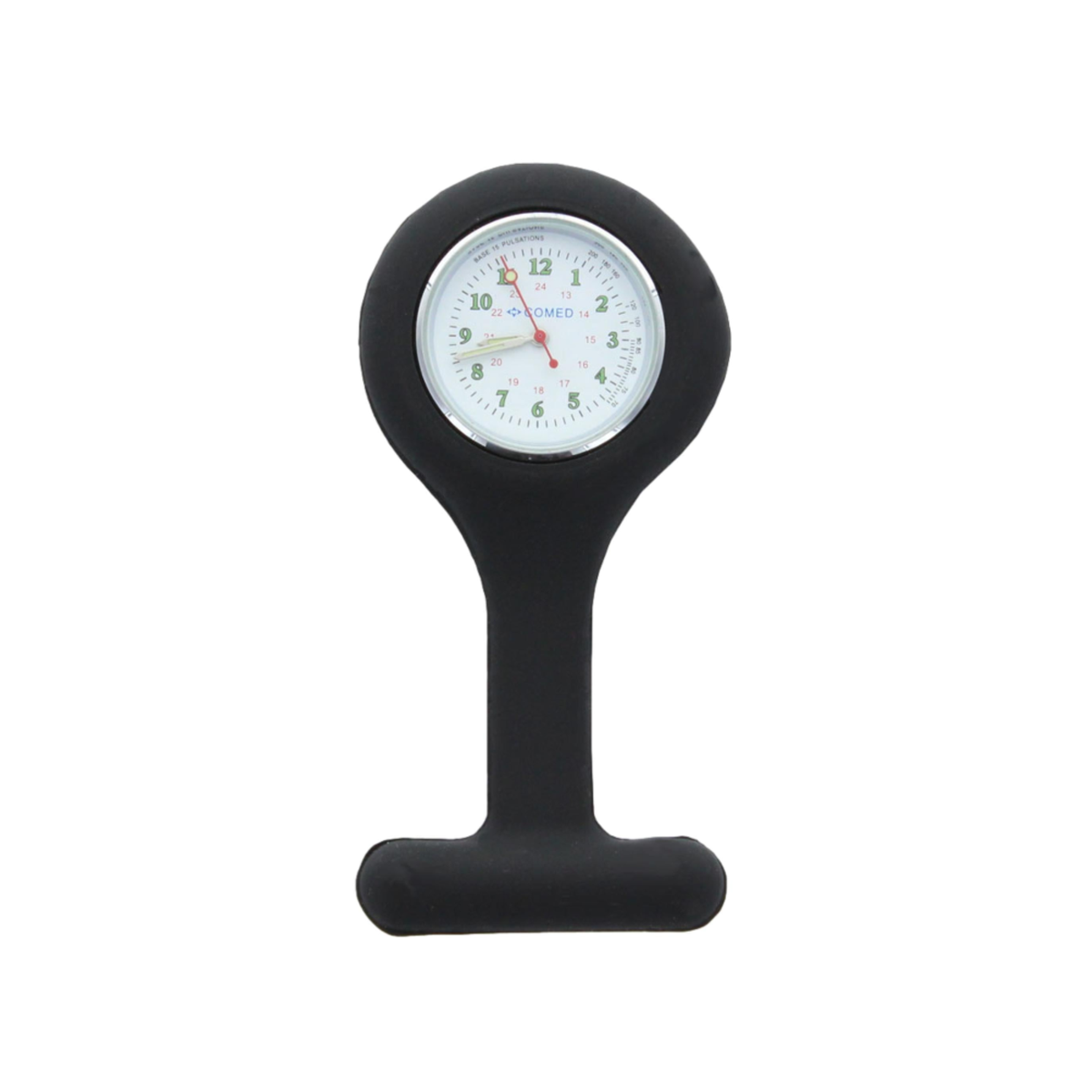 Montre infirmière en silicone - attache épingle de sécurité - 14 coloris - Comed - My Médical