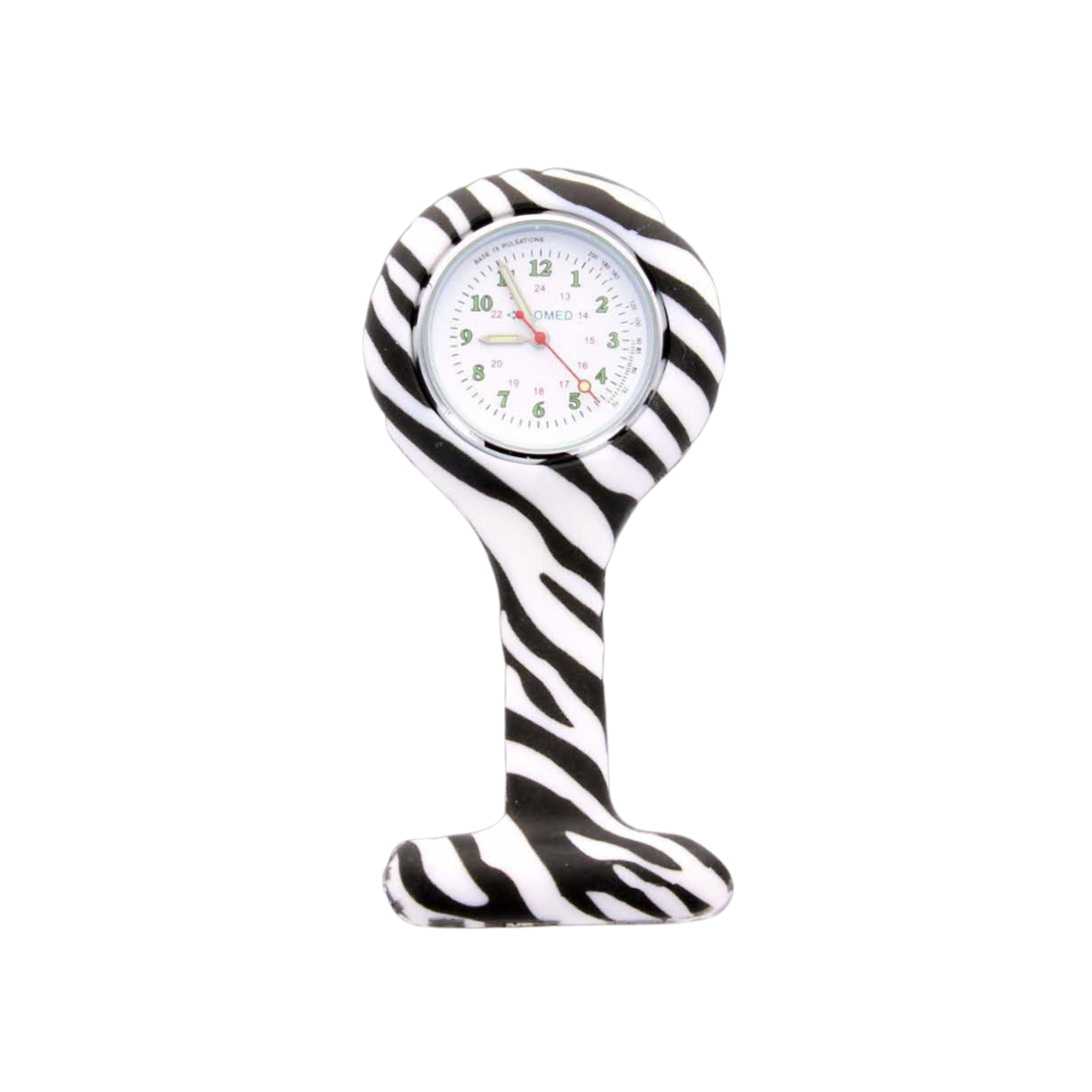 Montre infirmière en silicone - attache épingle de sécurité - 14 coloris - Comed - My Médical